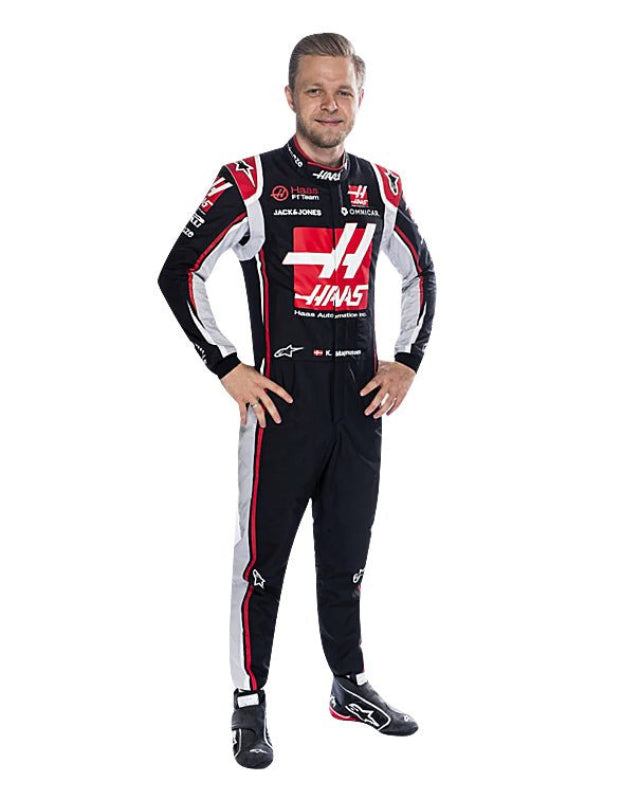 2020 Kevin Magnussen Black Haas F1 Go Kart Racing Suit – CIK/FIA Level 2 Approved