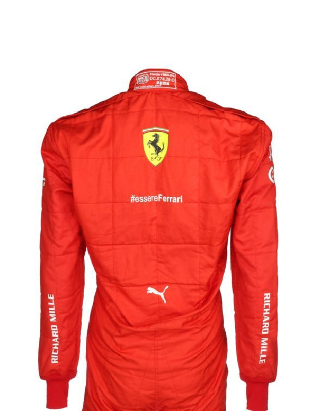 2021 Carlos Sainz Ferrari F1 Go Kart Racing Suit – CIK/FIA Level 2 Approved