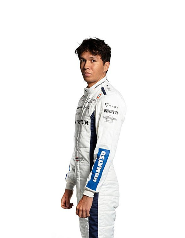 2024 Alexander Albon Williams F1 Go Kart Racing Suit – CIK/FIA Level 2 Approved