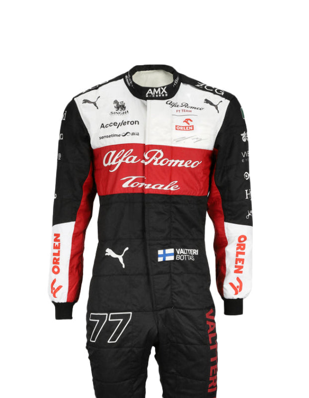 Alfa Romeo Valtteri Bottas Go Kart Racing Suit – CIK/FIA Level 2 Approved