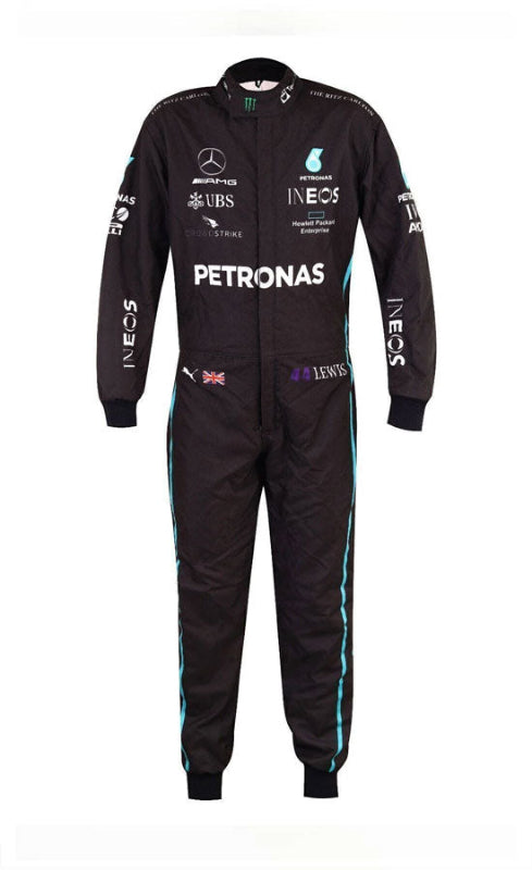 2022 F1 Petronas Lewis Hamilton Racing Suit – Mercedes AMG | CIK/FIA Level 2 Approved