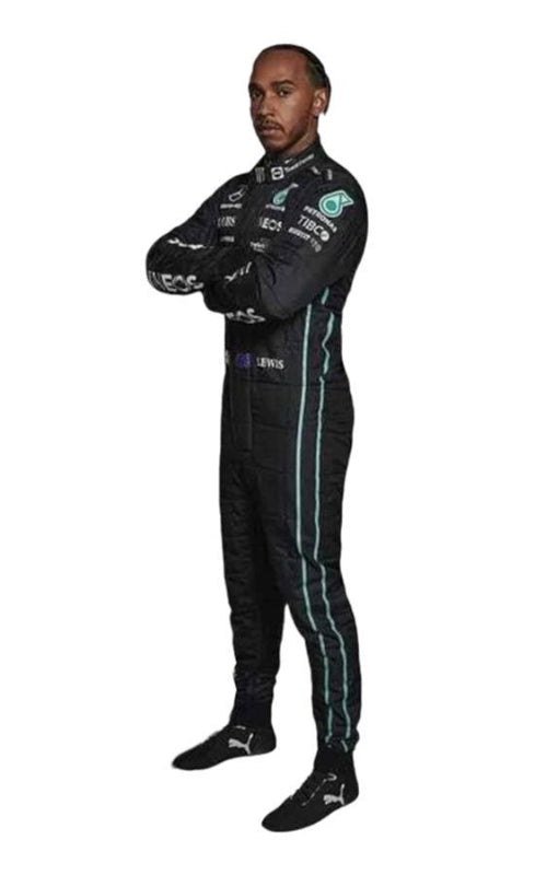 2022 Lewis Hamilton Mercedes Petronas Go Kart Racing Suit – CIK/FIA Level 2 Approved