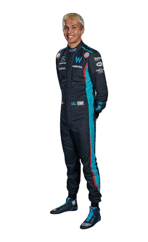 2023 Alexander Albon Williams F1 Go Kart Racing Suit – CIK/FIA Level 2 Approved