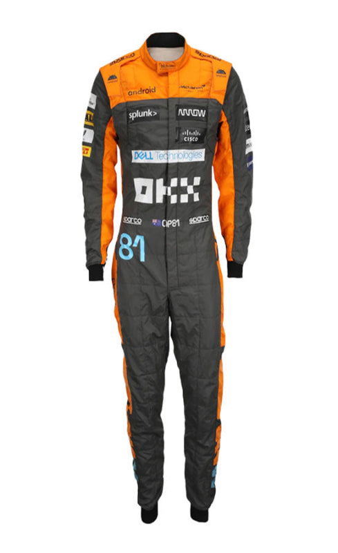 2023 Oscar Piastri McLaren F1 Go Kart Racing Suit – CIK/FIA Level 2 Approved