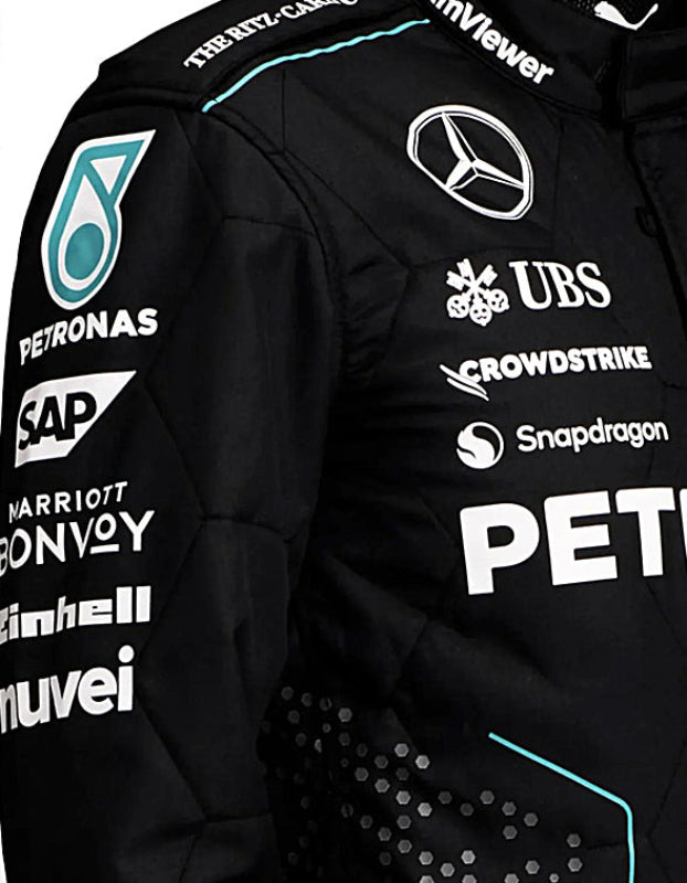 2024 Lewis Hamilton Mercedes AMG Petronas Racing Suit – CIK/FIA Level 2 Approved | All Sizes