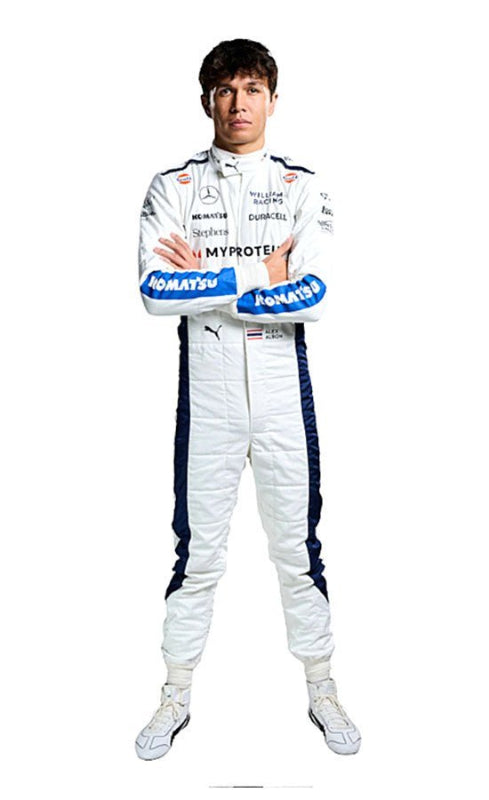 2024 Alexander Albon Williams F1 Go Kart Racing Suit – CIK/FIA Level 2 Approved