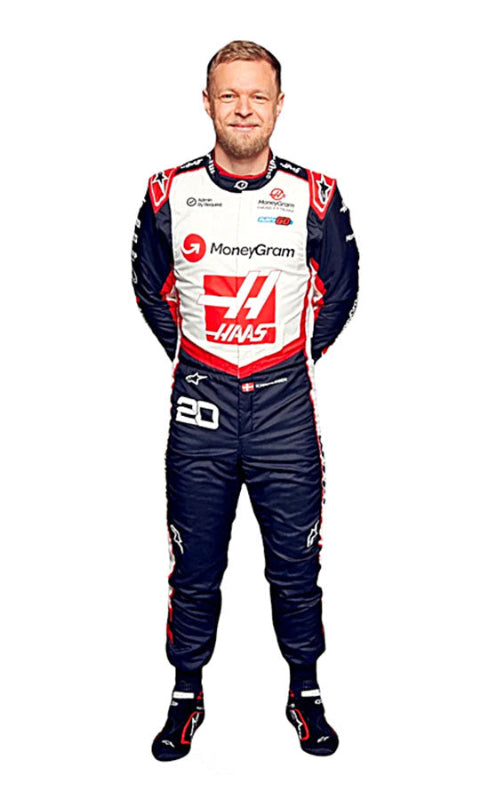 2024 Kevin Magnussen Haas F1 Go Kart Racing Suit – CIK/FIA Level 2 Approved