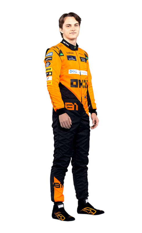 2024 Oscar Piastri McLaren F1 Go Kart Racing Suit – CIK/FIA Level 2 Approved