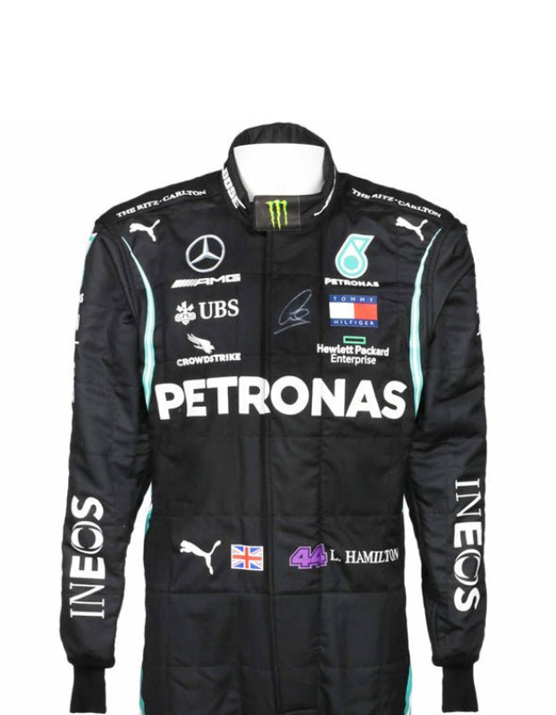 2020 Lewis Hamilton Mercedes Petronas Go Kart Racing Suit – CIK/FIA Level 2 Approved