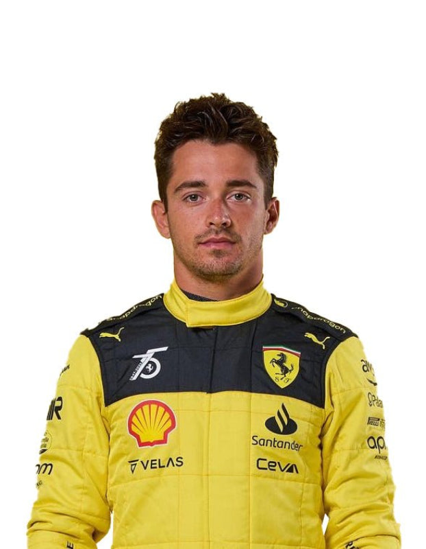 2022 Charles Leclerc Yellow Ferrari F1 Go Kart Racing Suit – CIK/FIA Level 2 Approved