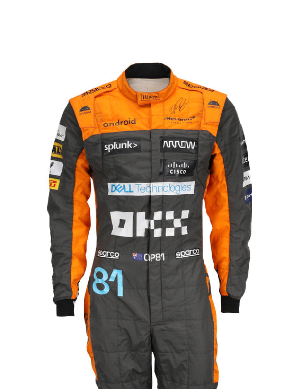 2023 Oscar Piastri McLaren F1 Go Kart Racing Suit – CIK/FIA Level 2 Approved