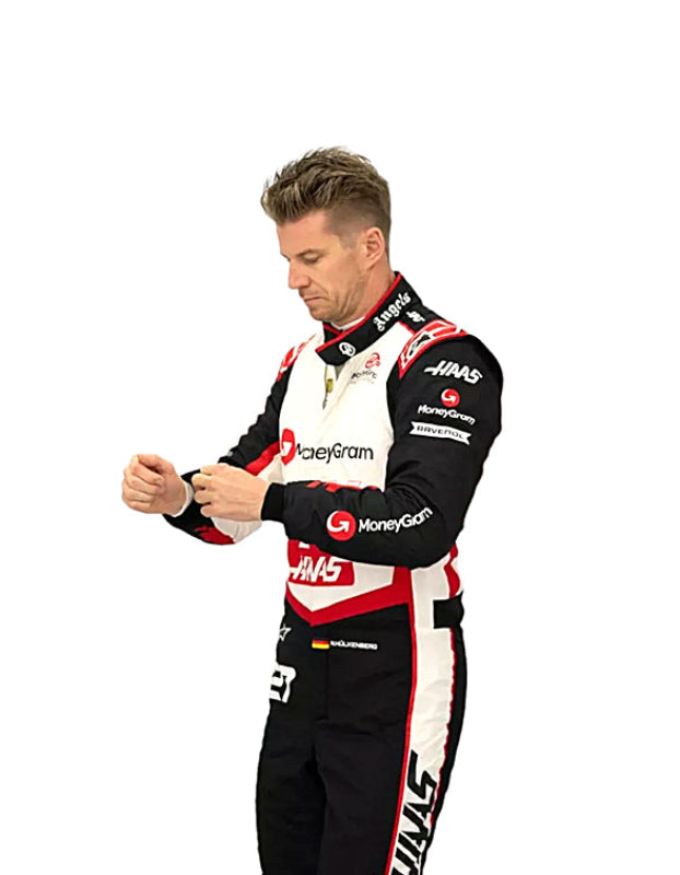 2024 Nico Hülkenberg Haas F1 Go Kart Racing Suit – CIK/FIA Level 2 Approved