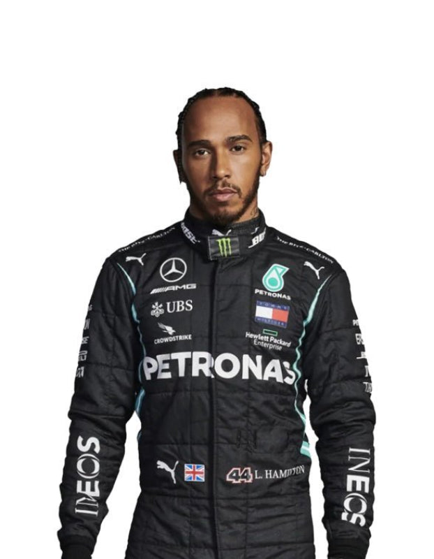 2021 Lewis Hamilton Mercedes Petronas Go Kart Racing Suit – CIK/FIA Level 2 Approved