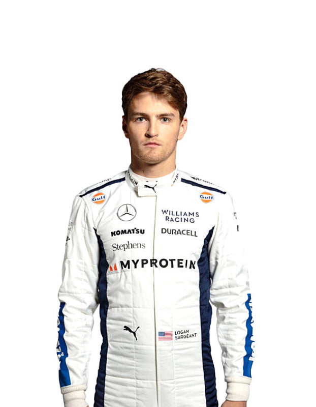 2024 Logan Sargeant Williams F1 Go Kart Racing Suit – CIK/FIA Level 2 Approved