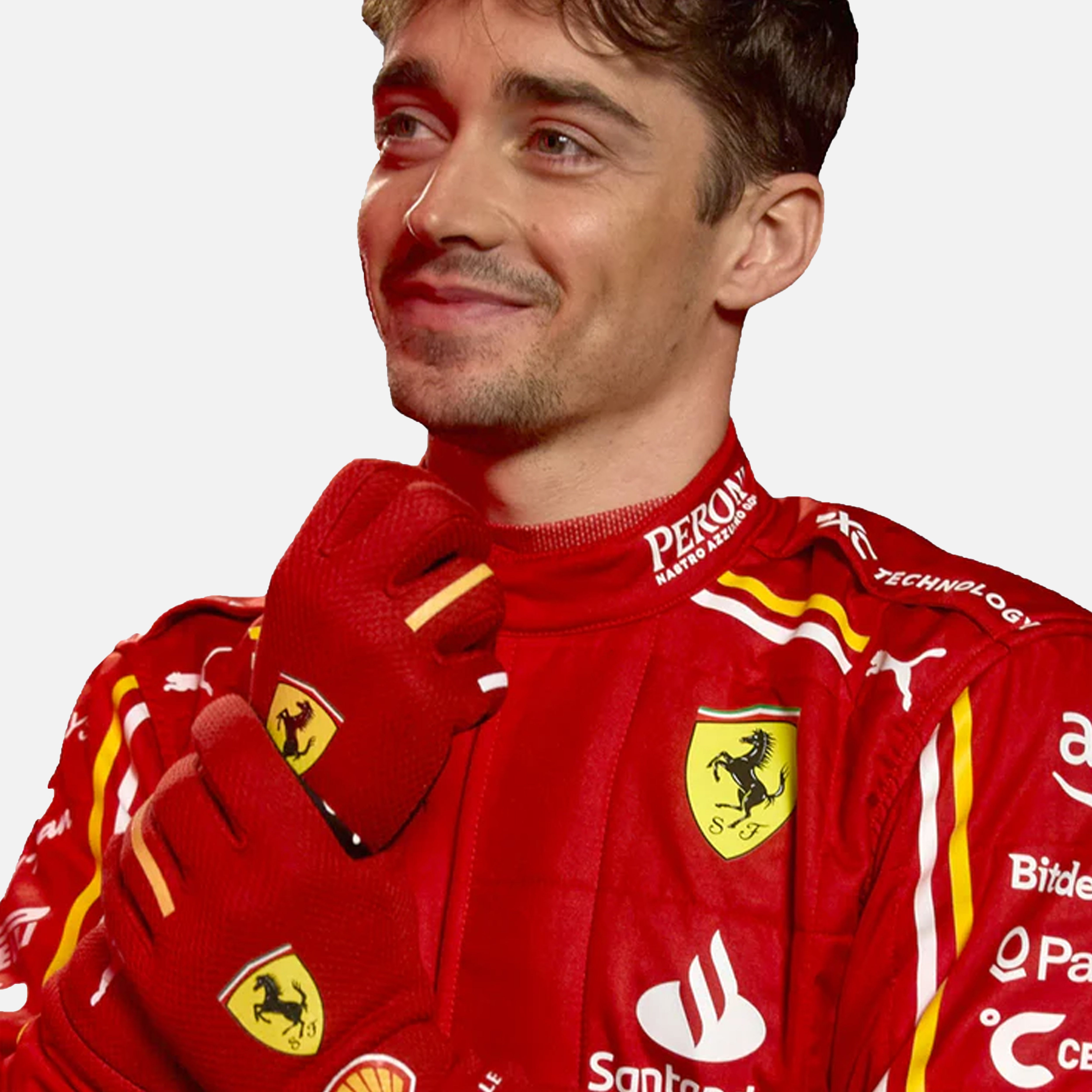 F1 2024 Charles Leclerc Ferrari Racing Suit CIK/FIA Level 2 F1 Go Karting Suit