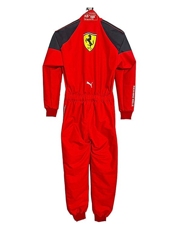 2023 Charles Leclerc Ferrari Racing Suit CIK/FIA Level 2 F1 Go Kart Racing