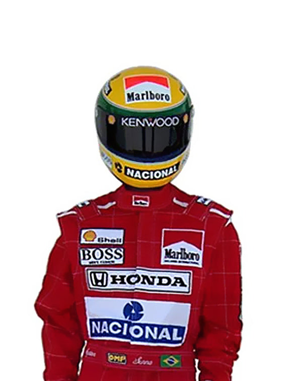 F1 Ayrton Senna 1991 Racing Suit CIK/FIA LEVEL2 Go Kart Racing Suit