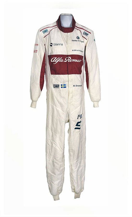 F1 Alfa Romeo Team Racing Suit CIK/FIA Level 2 Go Kart Racing Suit