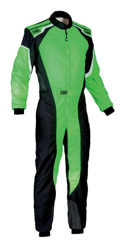 F1 OMP Green & Black Go-Kart Racing Suit – CIK/FIA Level 2 Approved | Custom Design