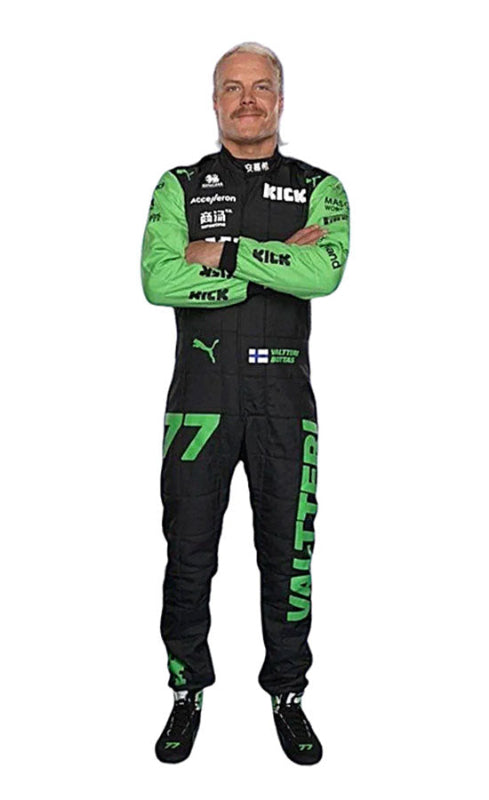 2024 Valtteri Bottas Kick Sauber Go Kart Racing Suit – CIK/FIA Level 2 Approved