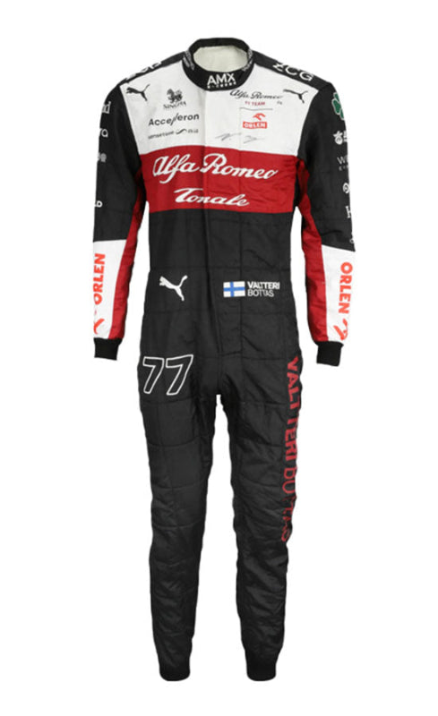 Alfa Romeo Valtteri Bottas Go Kart Racing Suit – CIK/FIA Level 2 Approved
