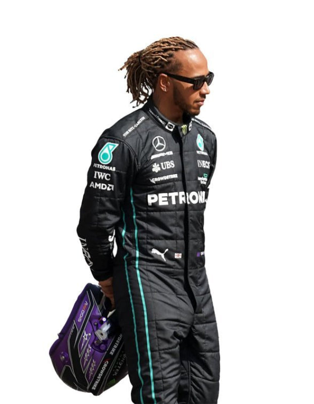 2022 Lewis Hamilton Mercedes Petronas Go Kart Racing Suit – CIK/FIA Level 2 Approved
