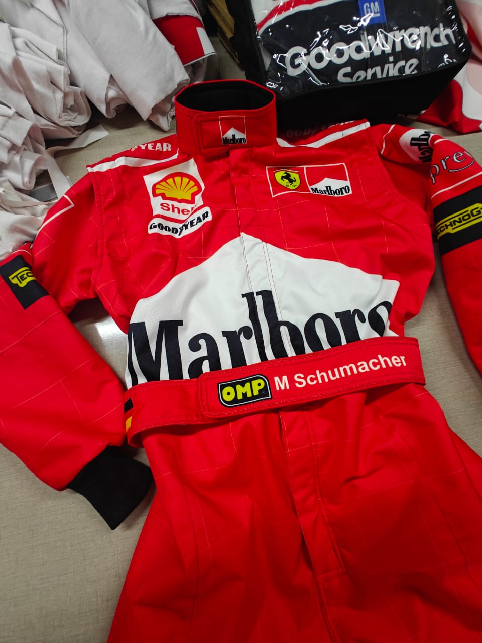 F1 Large Marlboro Kart Racing Suit Premium Qualitry CIK Approved